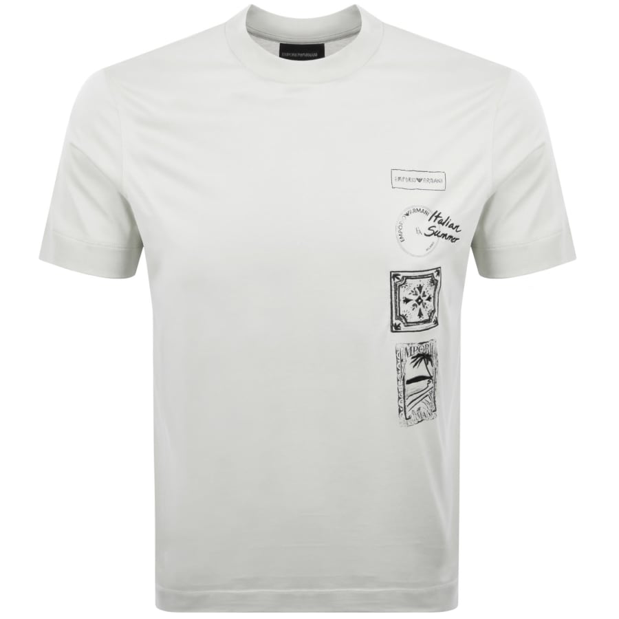 Emporio Armani Logo T Shirt White | Mainline Menswear us